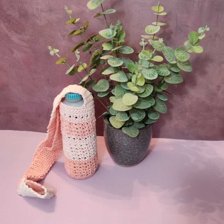 Crochet Your Way to Hydration: A Free Pattern for a Water Bottle Cozy